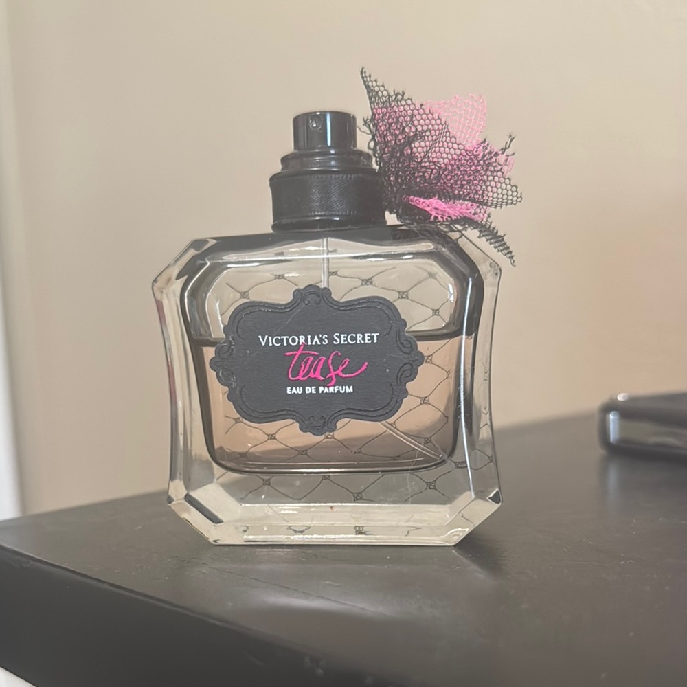 Victoria's Secret Tease Perfume with Black and Pink Accents